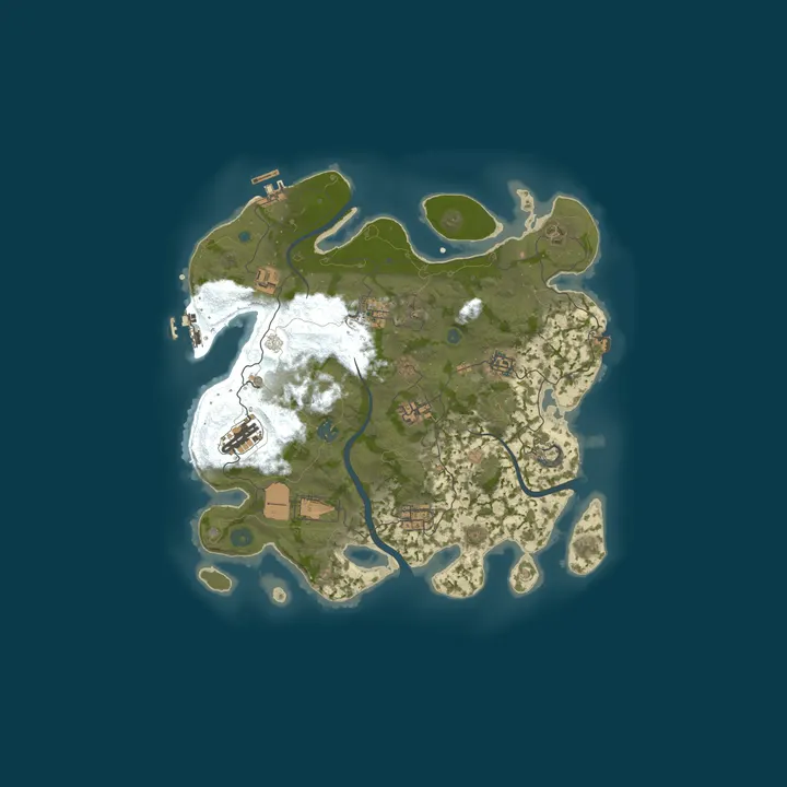 Map of [BR] VPR.Digital | VANILLA PVP | MAP 3500 | WIPE 05/06 - VPR.Di