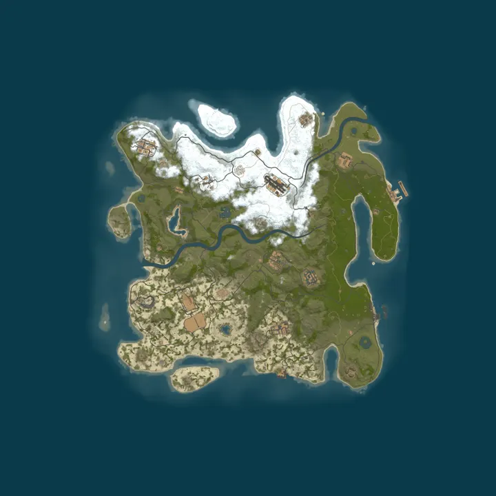 Map of Sakh Rust Modded X5
