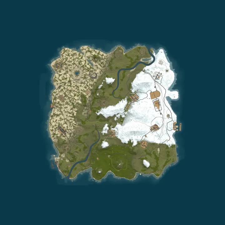 Map of SURVIVORS.GG #7 [ 2x Vanilla ] FULLWIPED 11.10