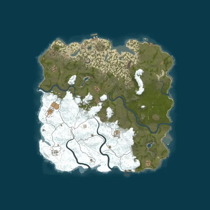 Map of SURVIVORS.GG | 2x Monthly | Solo/Duo/Trio/Quad