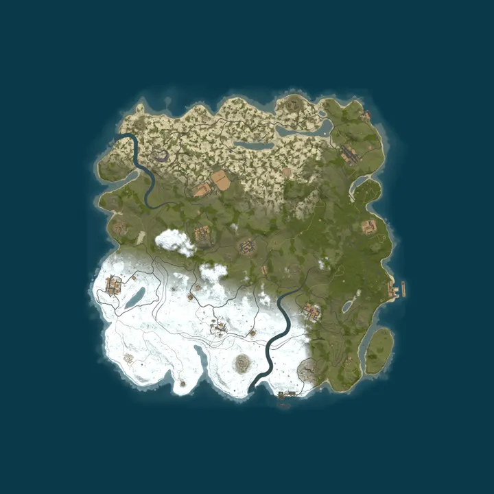 Map of WARBANDITS.GG EU 3X |Solo/Duo/Trio|LootX3| JUST WIPED