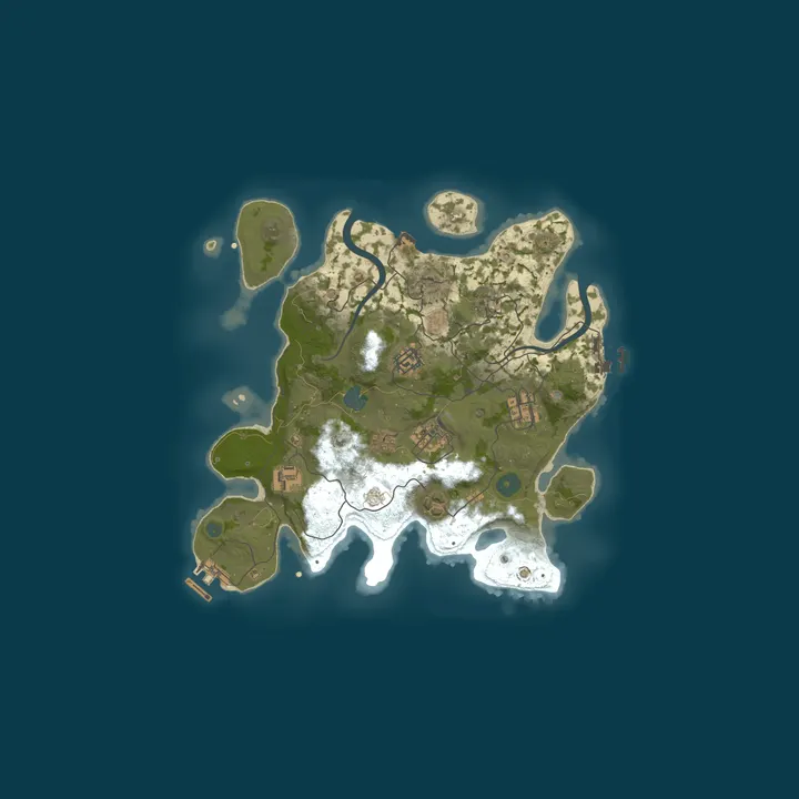 Map of Apex Survival 2X Solo/Duo | Vanilla+ | JUST WIPED