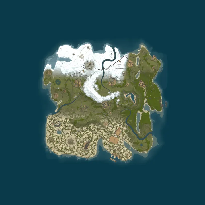 Map of [EU] WizzRust.com 1x Solo/Duo | Noob Friendly | Wiped 01/10
