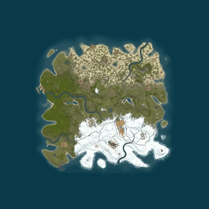 Map of Facepunch Staging Procgen 4k