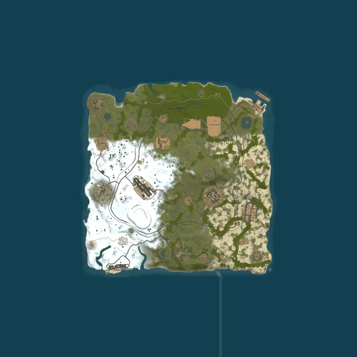 Map of BotWorld PVE AI Player70 Live Bots 5X - Wiped - 2d ago