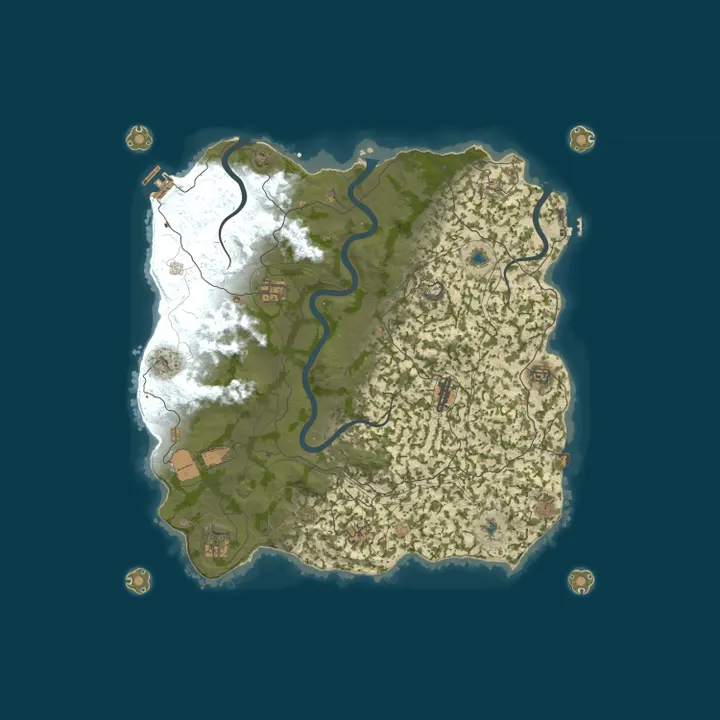 Map of [坚果PVE]内测服-8月全新定制地图