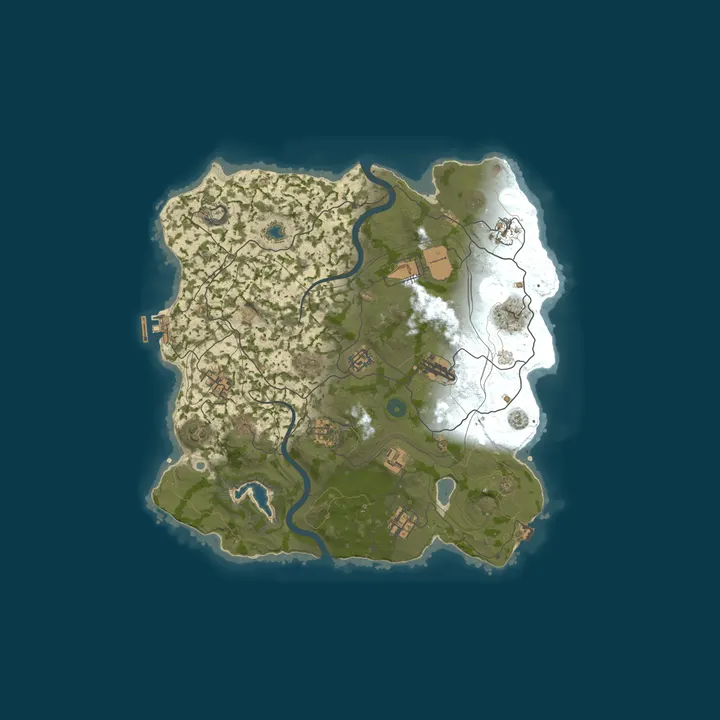 Map of WEREWOLF GAMING.CO 5x NO BPs |Loot x5|TP|Homes|Kits|JUST WIPED