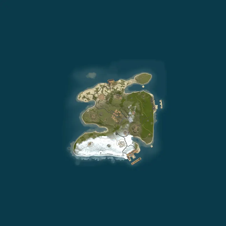 Map of [Vudu Acres] Rust | Vanilla | NA West