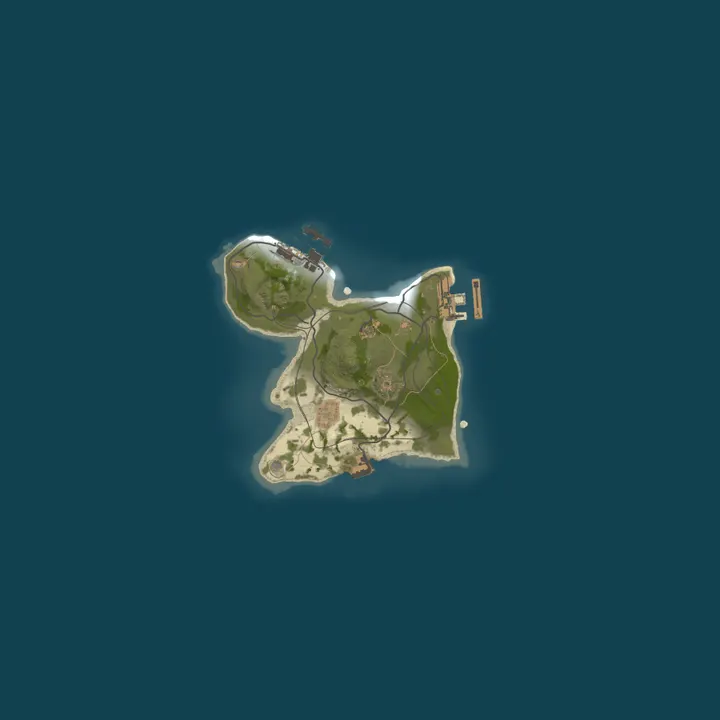 Map of [US] LunaRust x1000000 | Battlefield|Loadout|Kits|PVP