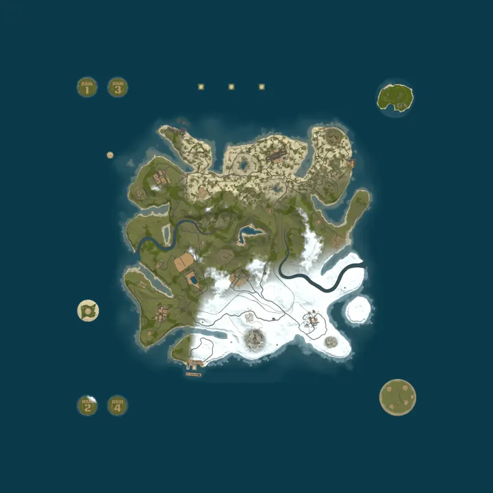 Map of RUSTALIA [LATAM] PVE | Wiped: 12d 1h