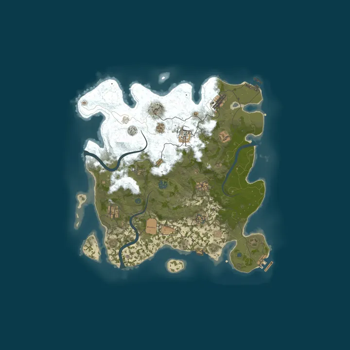 Map of [NA] RustriX [ 2x Solo/Duo/Trio ] FULLWIPE 11.10