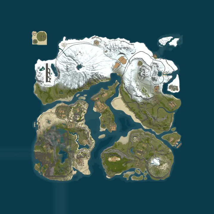 Map of [KR|JP] ThemePark테마파크|전투기|낚시|생활|더빙RPG