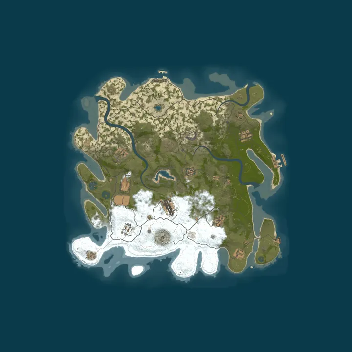 Map of OUTPOST 2x Monthly |Solo/Duo/Trio/Quad| Just Wiped