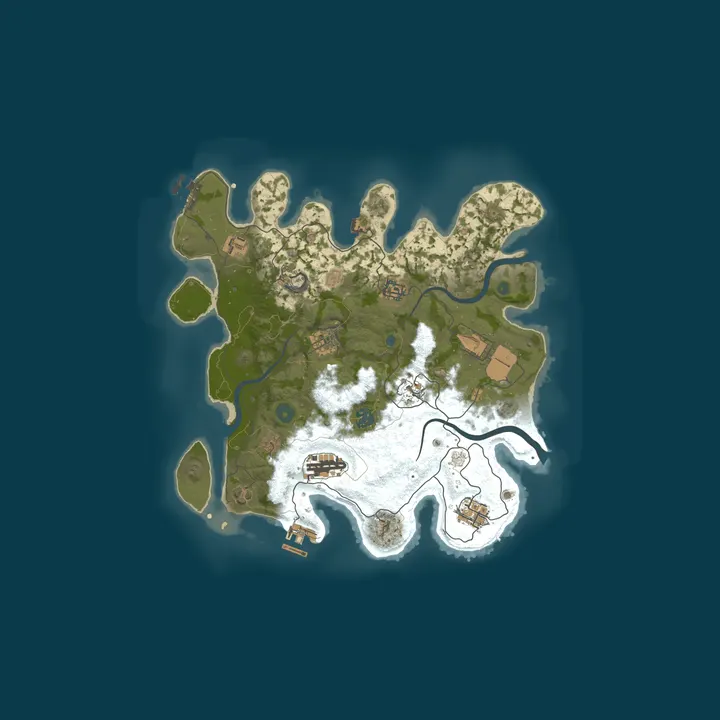 Map of SisuRust 10x|Casual|Raid Protection|Kits|MyMini