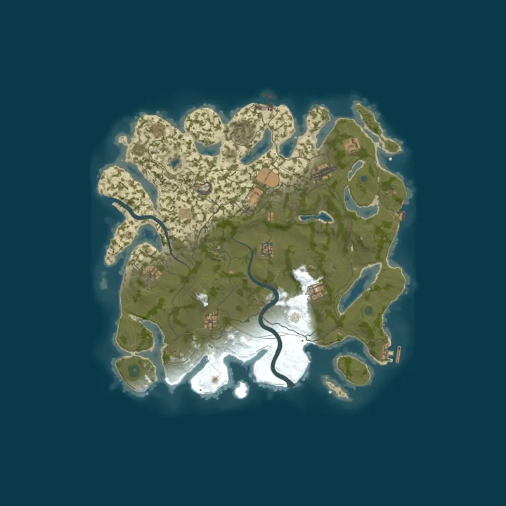 Map of [EU/TR] TURK RUST 3X - MAX 5 | Yeni Başlayanlar