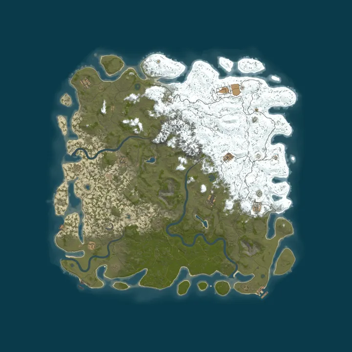 Map of 4Netplayers Rust Server MN