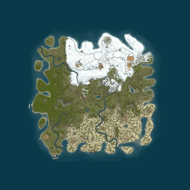 Map of Rust Private Server
