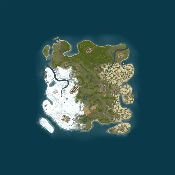 Map of Rusty D | Raids 7-10 pm  | SOLO | DUO