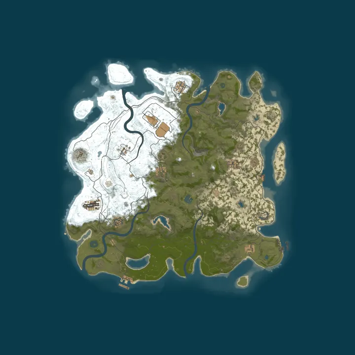Map of [US] ICEFUSE BATTLEFIELD MONTHLY x100000000|MAX 24|KITS|PVP
