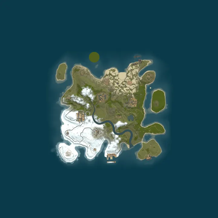 Map of ICE RUST #1 - X1000 [ KITS | LOOT+ | FPS+ | BF | NOLIM | 1000x]