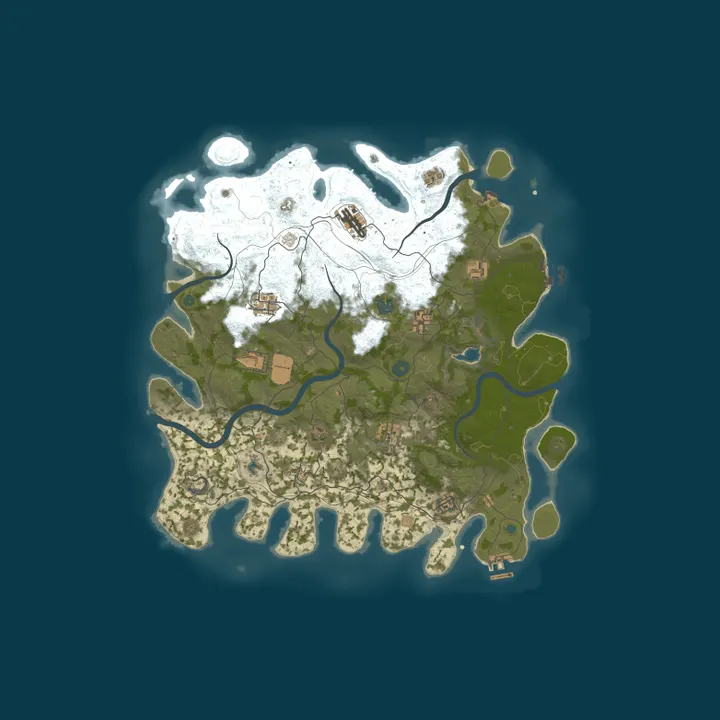 Map of 666 RUST /ДЛЯ НОВИЧКОВ /СИБИРСКИЙ 15.10