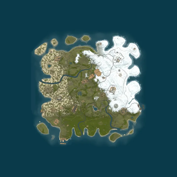 Map of 666 RUST /ДЛЯ НОВИЧКОВ /РУССКИЙ 09.10