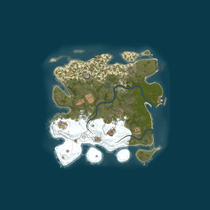 Map of Jersey Vanilla
