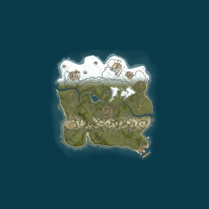 Map of Rust Roleplayers