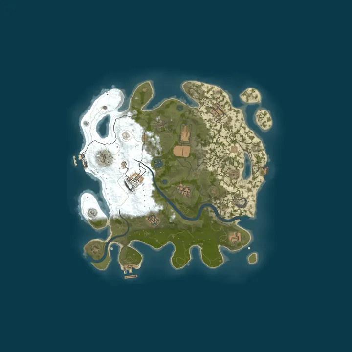 Map of Polaris | Vanilla | Solo/Duo/Trio/Quad | Active Admins