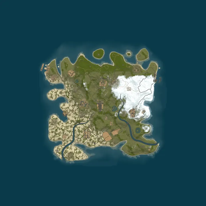Map of Rust Server SN