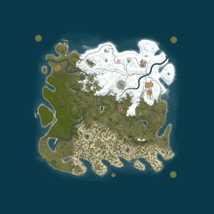 Map of [AU]RevRust 20x PvPvE Monthly |Skills|Jetpack|Events|RB