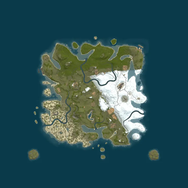 Map of US Markiii-Rust PVE | 900+ Raids | Custom Weapons | Markiii-Pro