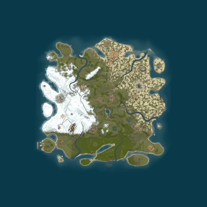 Map of RUSTY BURGER - EU Trio | Monthly | Low Upkeep