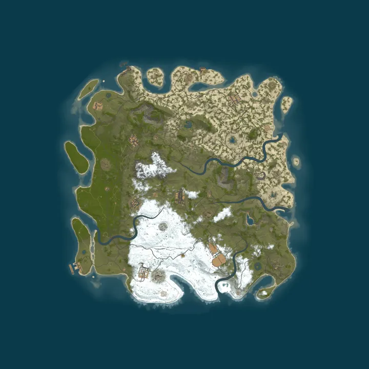 Map of HolyRust | PVE x2/x3 | РЕЙДБАЗЫ | КВЕСТЫ |
