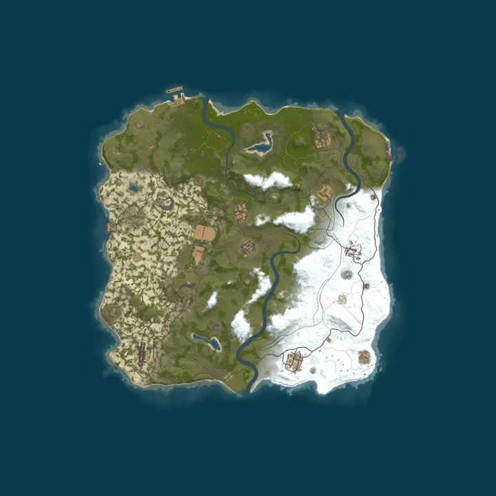 Map of RustForNoobs.com | Solo Duo Trio | Monthly US