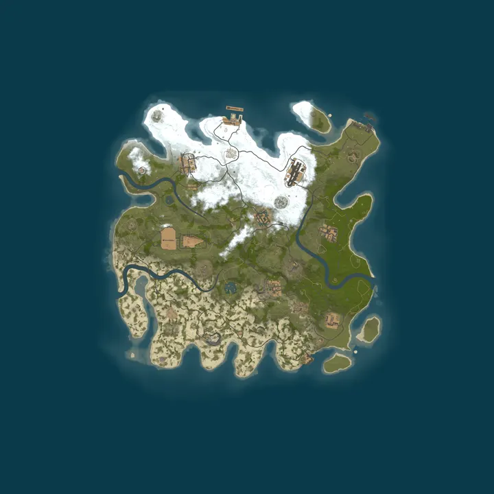 Map of ![EU] EldenVale | PVE | Bi-Weekly | 2x | Skilltree Raidable Bas