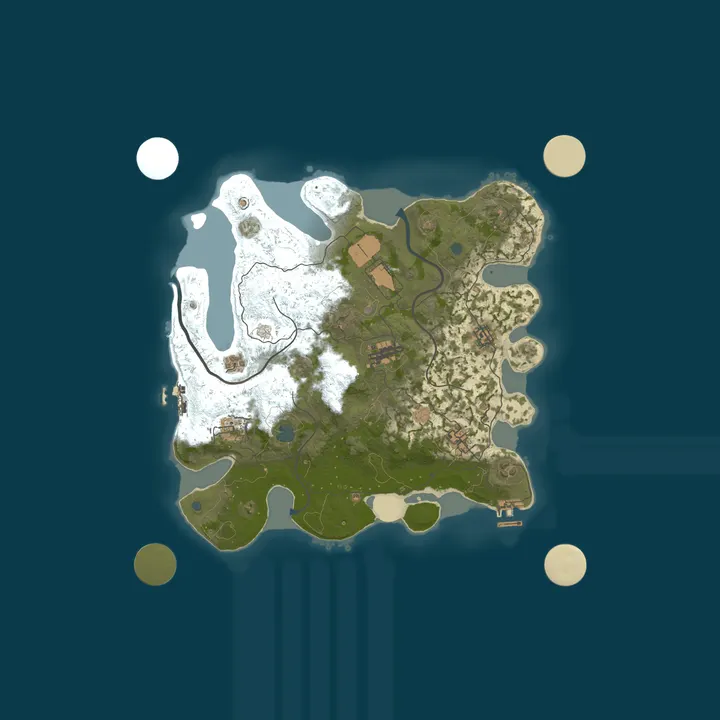 Map of Apex Rust - EU 10X Max 6 | Clans | Kits | Events