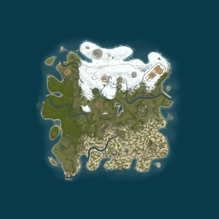 Map of The Cheeto Bag With Cows