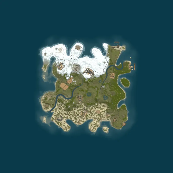 Map of My Untitled Rust Server