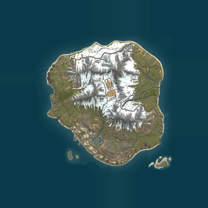 Map of My Untitled Rust Server