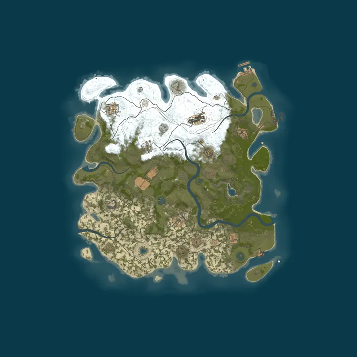 Map of [US] Galaxia Chaos | Modded |  Active Admins | wiped 10/01