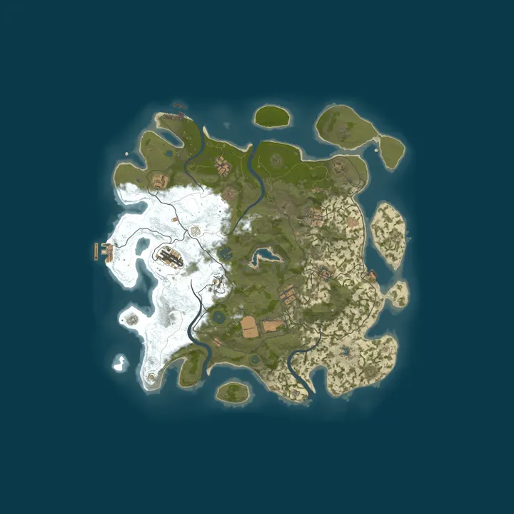 Map of [NA] Rust Ascent | Vanilla | Monthly