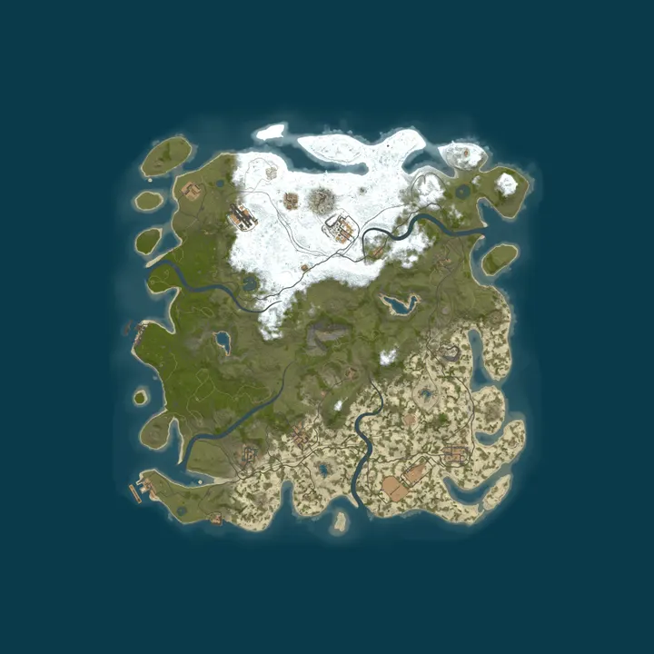 Map of CREED PVE | VANILLA | CHILL | BIG JAWBS | BI-WEEKLY