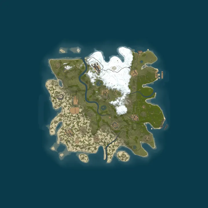 Map of The Rusty Krab