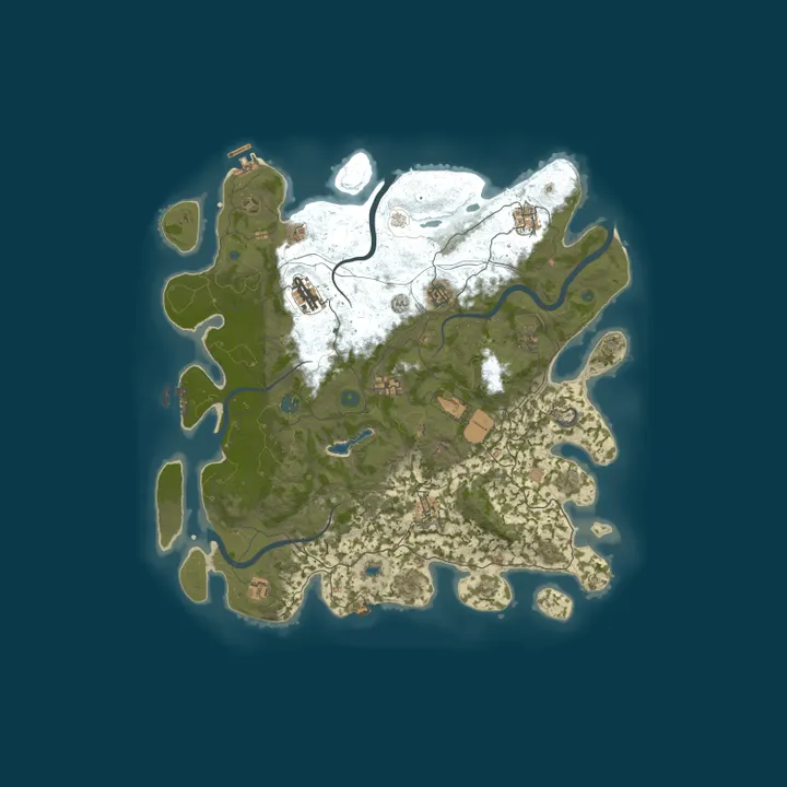 Map of BNW Paradox PvE-PvP - Events - Purge - RaidableBases - Zombies