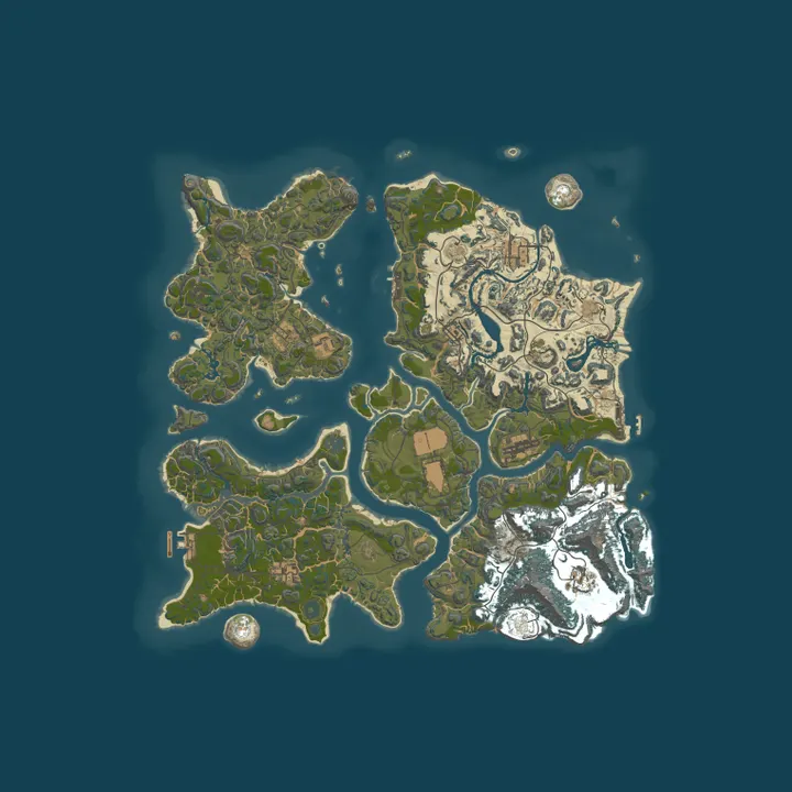 Map of Reclaimed Lands
