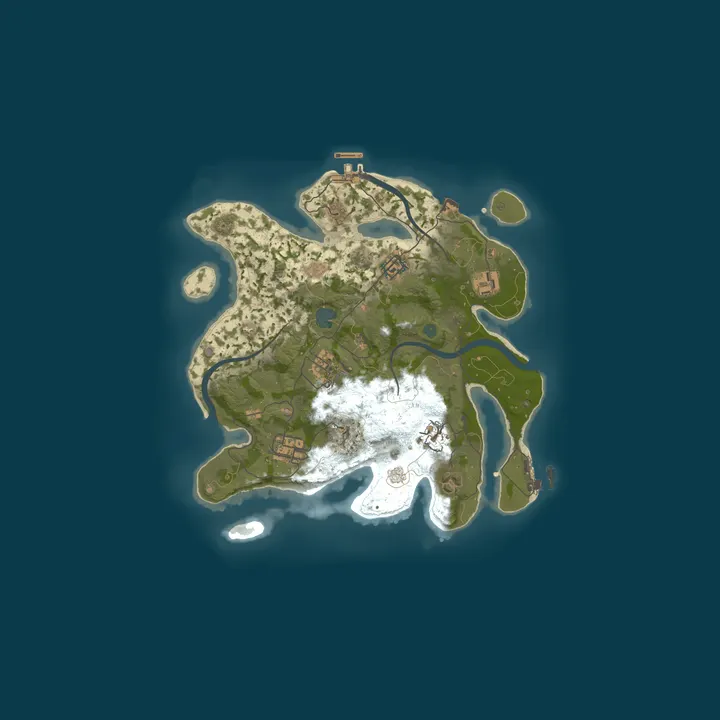 Map of Test Server for Draco and Cortana