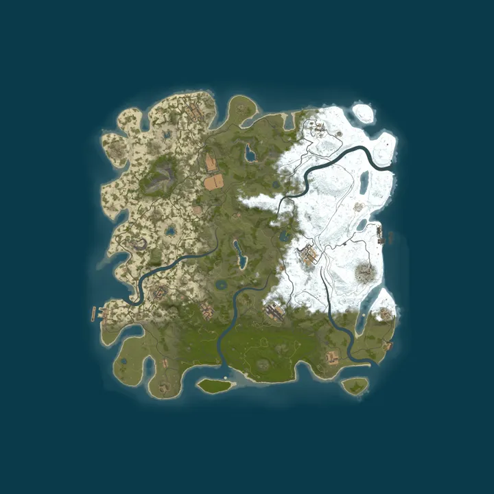 Map of Sheltered Rust