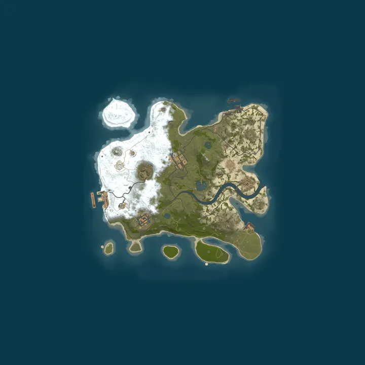 Map of ANARCHIST x3 | NO RULES | LOOT+ | SMALL MAP | FUN | WEEKLY