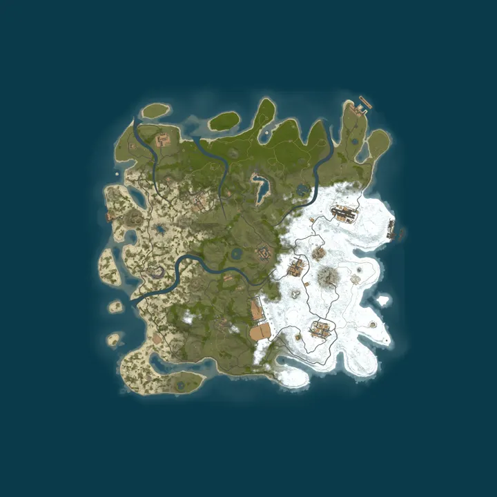 Map of [EU] Bandits-Heaven.com | Solo - Duo - Trio | Loot+ | FPS+ | Sh